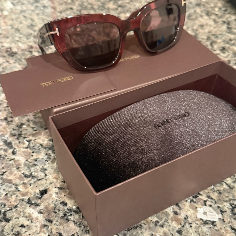 Tom Ford Athena Cat Eye Sunglasses, 53mm